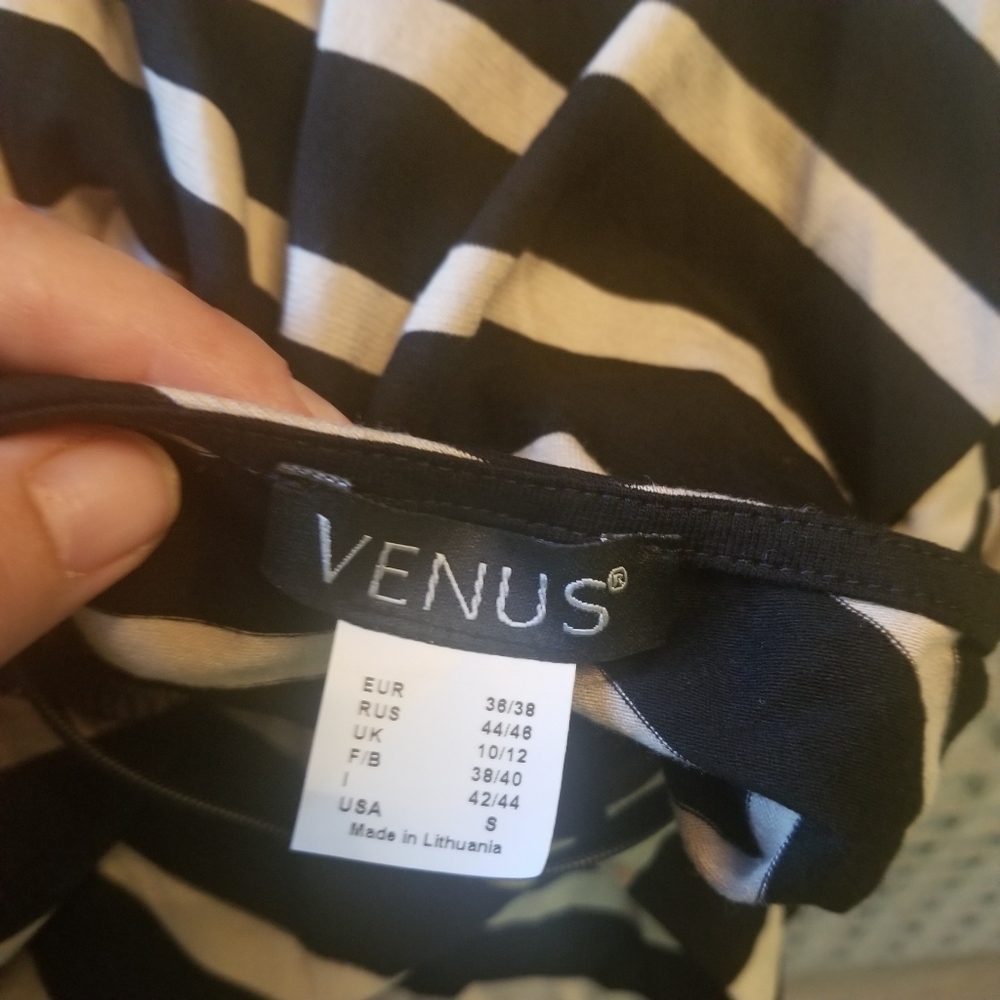 Venus crisscrossed high lo dress